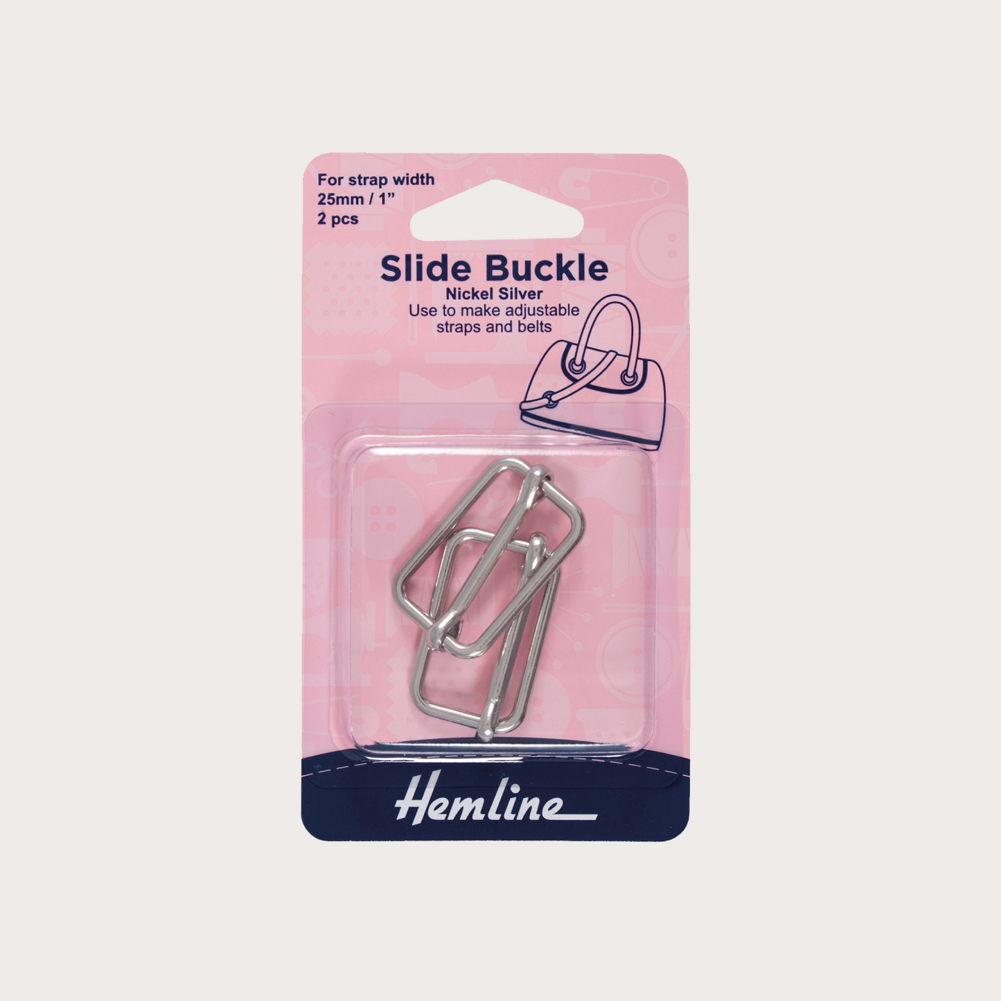 Slide Buckles - 25mm - Set of 2