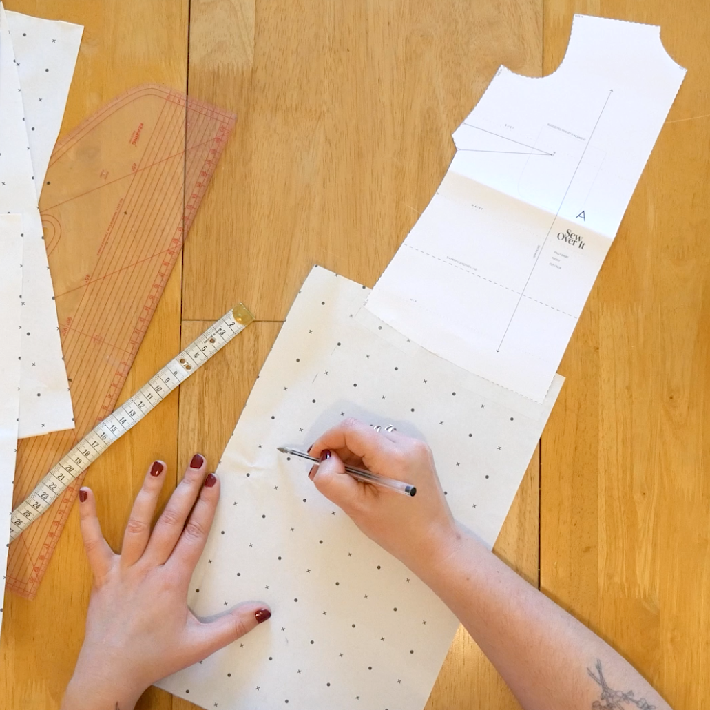 How to make the Sally Shirt into a dress