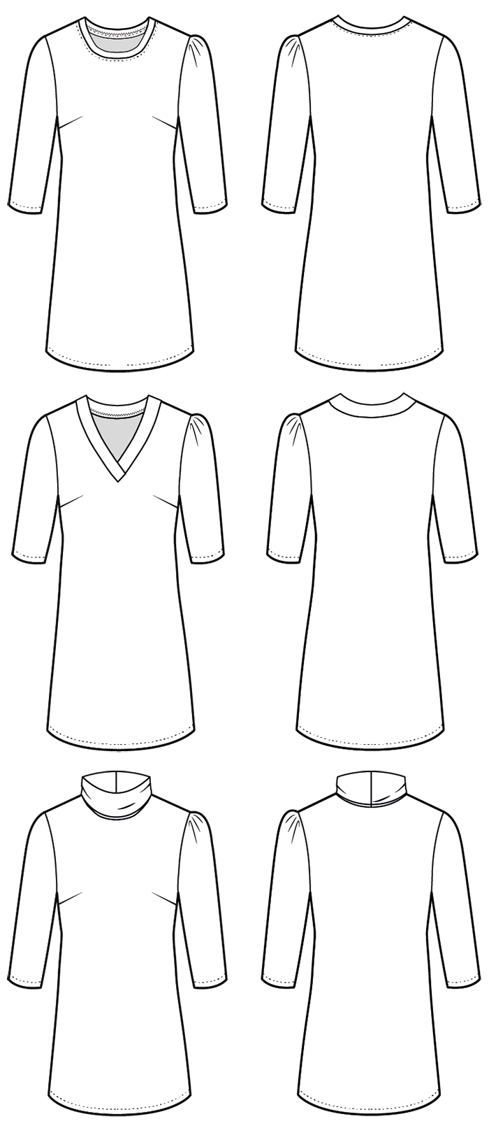 Salma Dress PDF Sewing Pattern