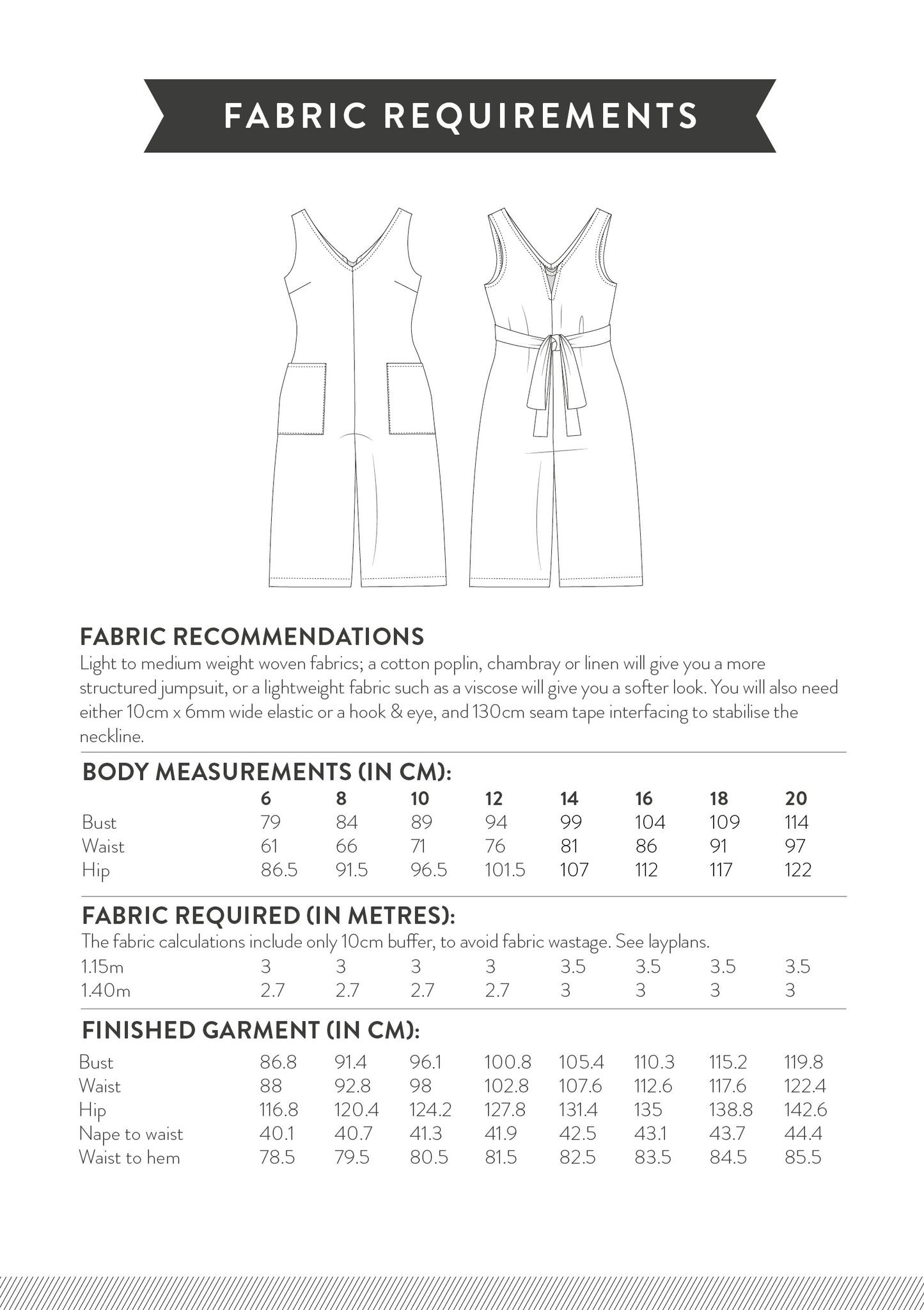 Winona Jumpsuit PDF Sewing Pattern