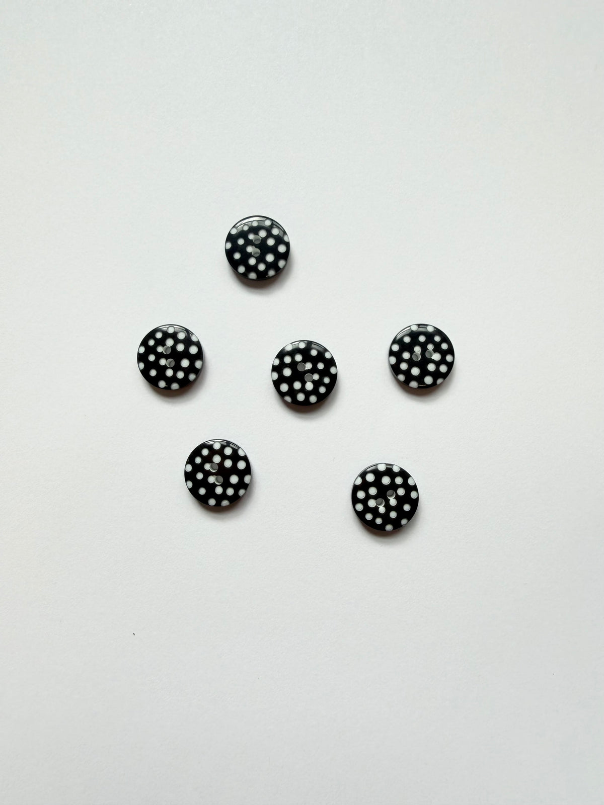 Spotty Buttons - 12mm (Assorted Colours)