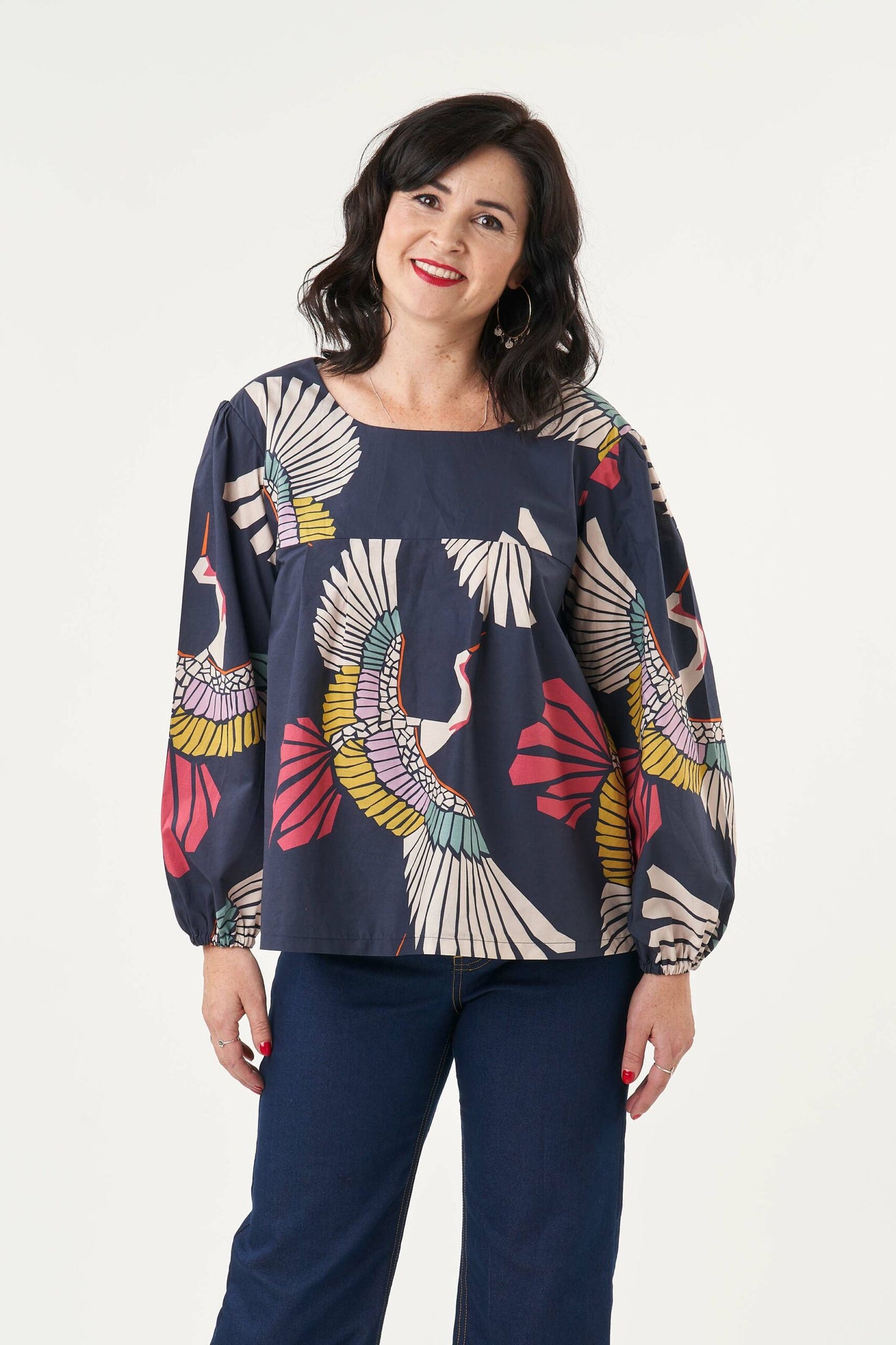Frida Blouse and Dress PDF Sewing Pattern