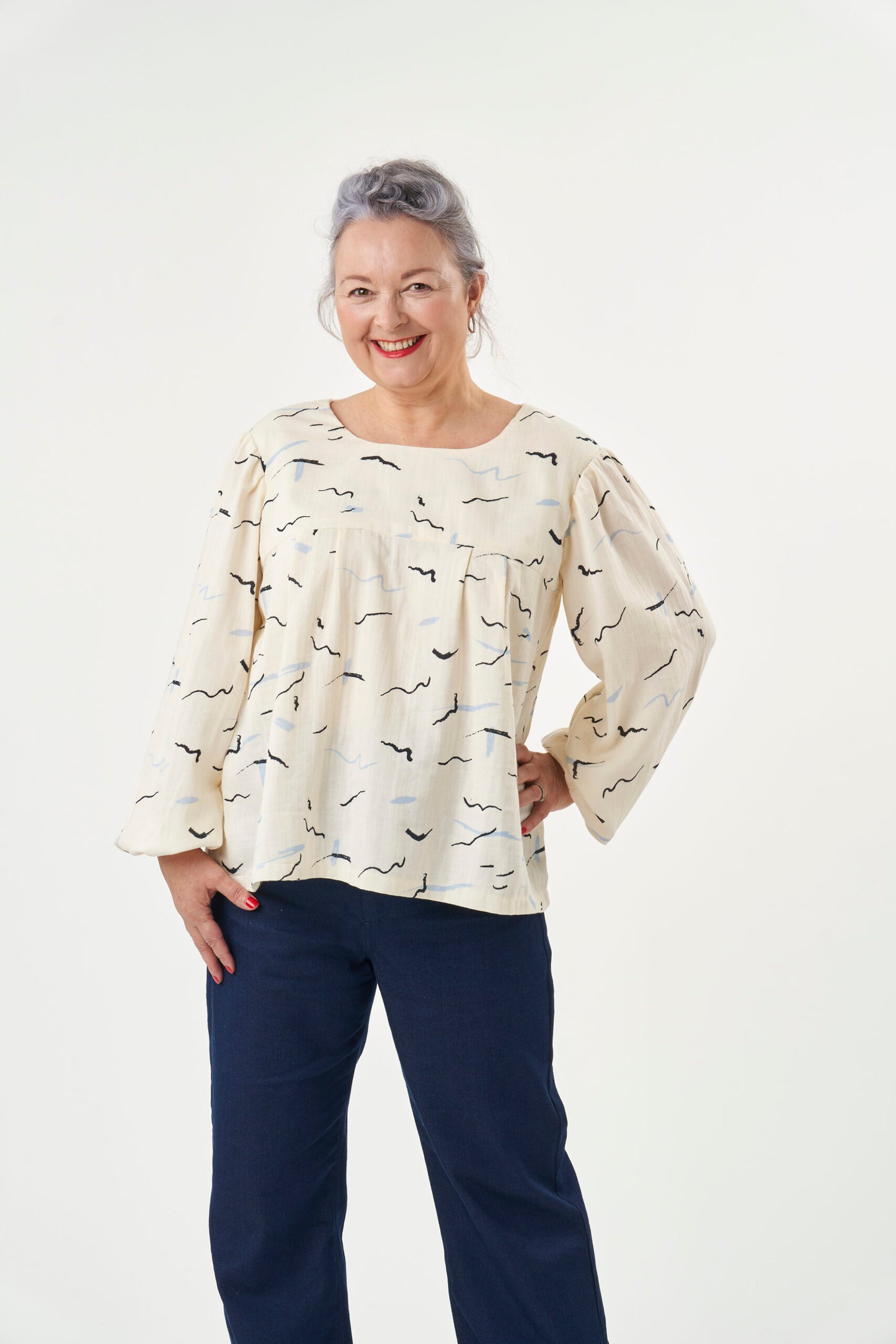 Frida Blouse and Dress PDF Sewing Pattern