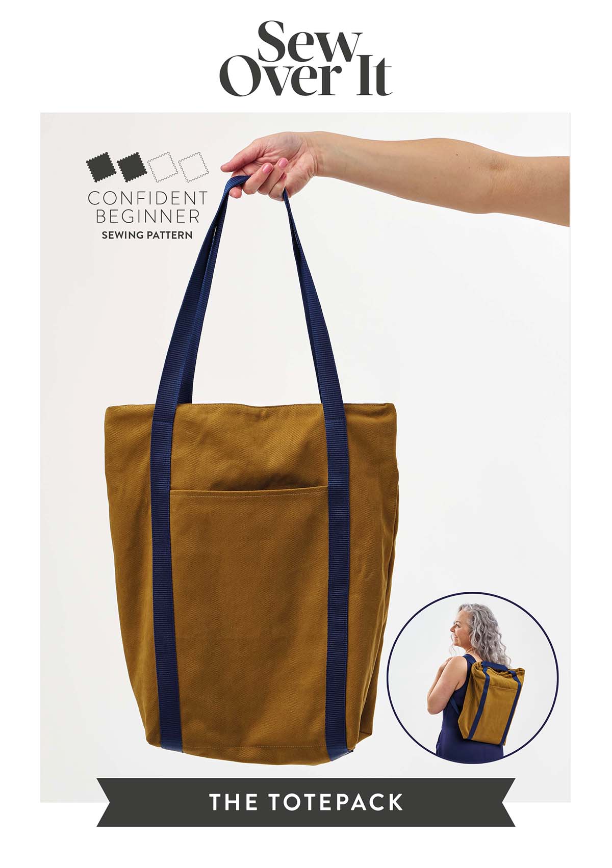 Totepack PDF Sewing Pattern Sew Over It - Main Image