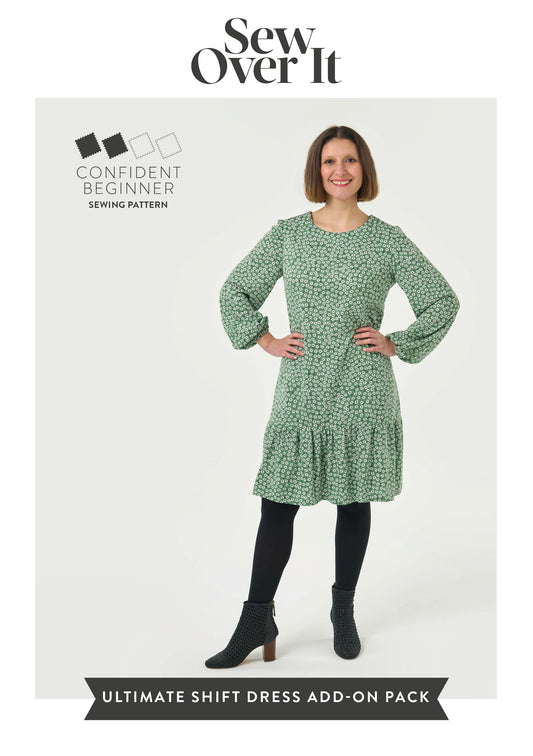 Ultimate Shift Dress Add-On Pack PDF Sewing Pattern