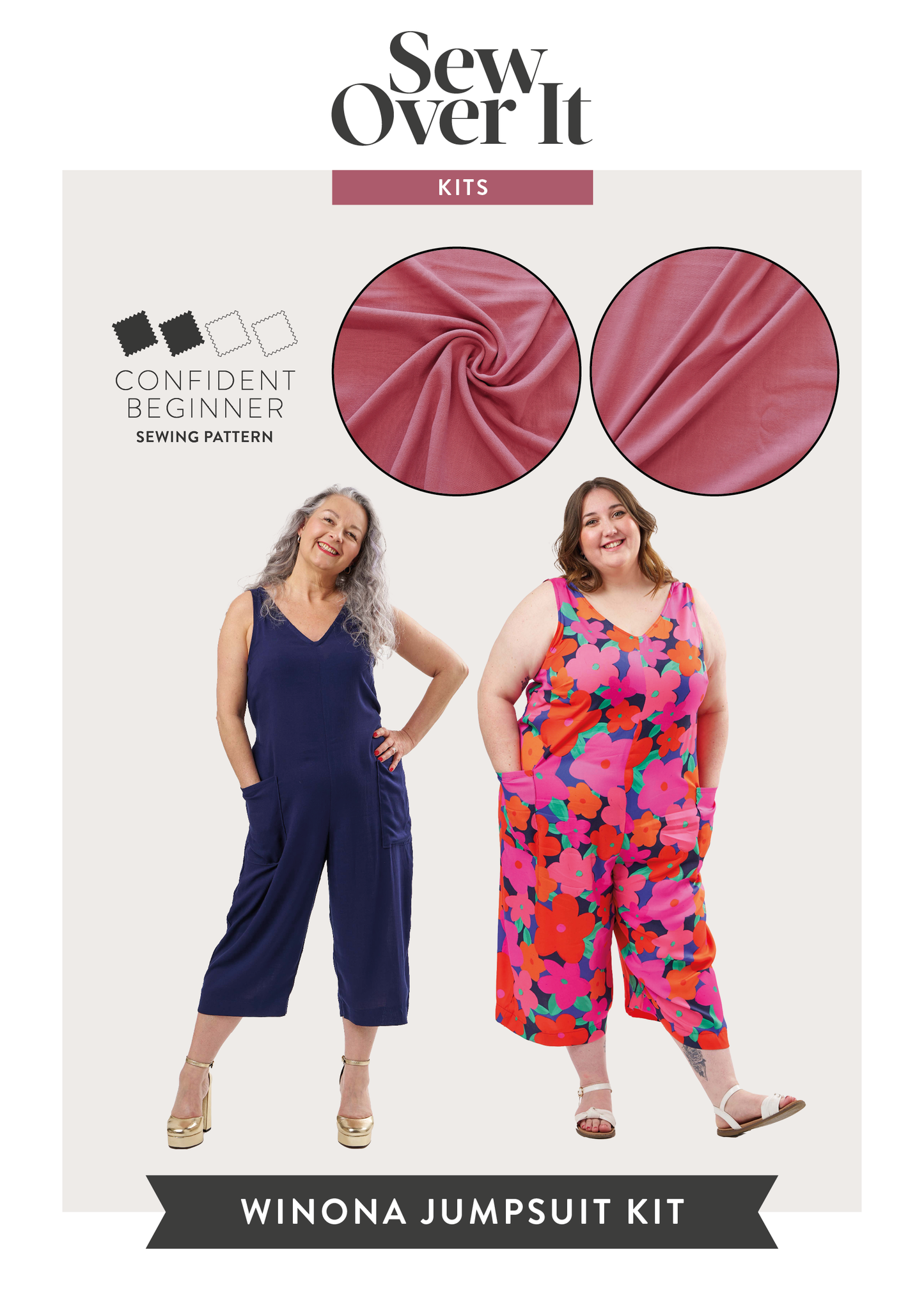 Winona Jumpsuit Kit - Heather Viscose Linen