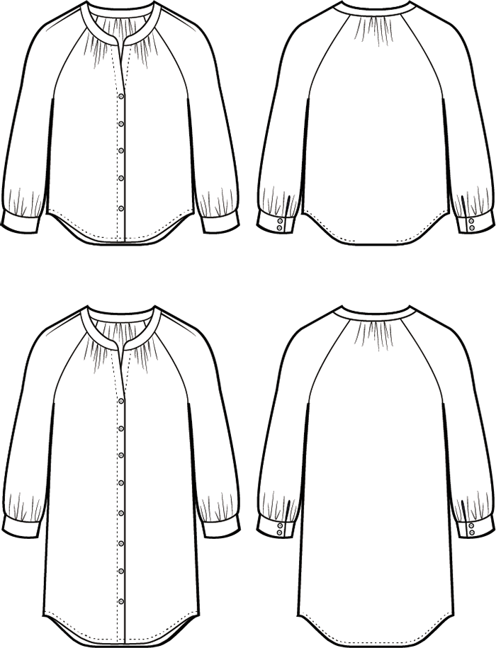 Zadie Blouse Sewing Pattern