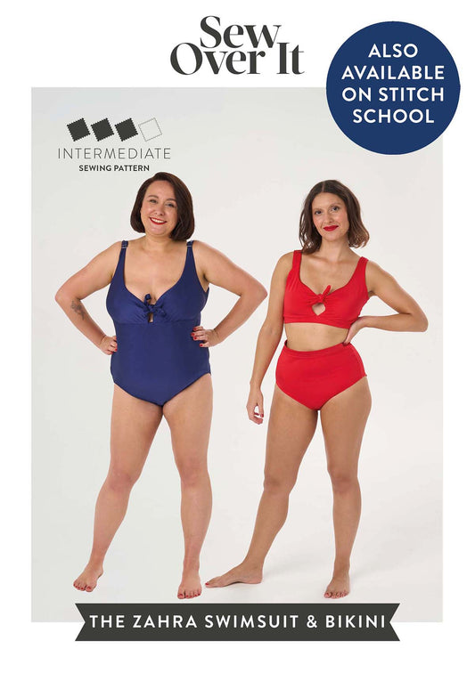 Zahra Swimsuit & Bikini PDF Sewing Pattern