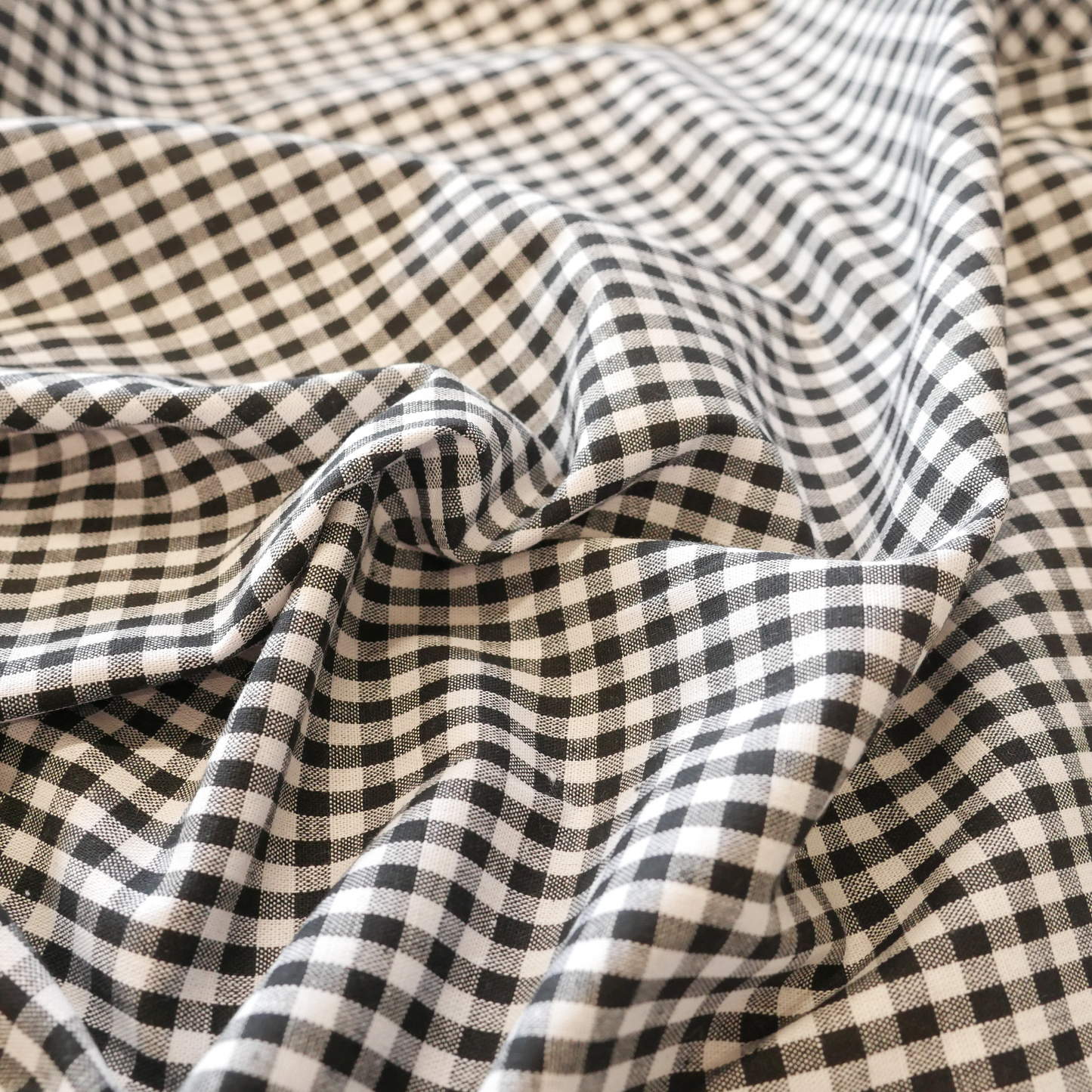 Natalia Dress Kit - Black Cotton Gingham