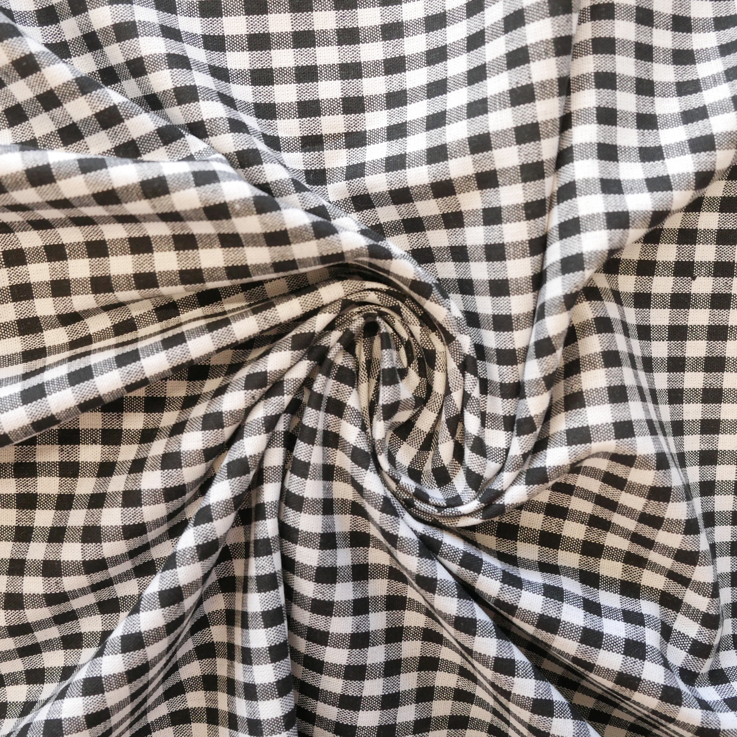 Natalia Dress Kit - Black Cotton Gingham
