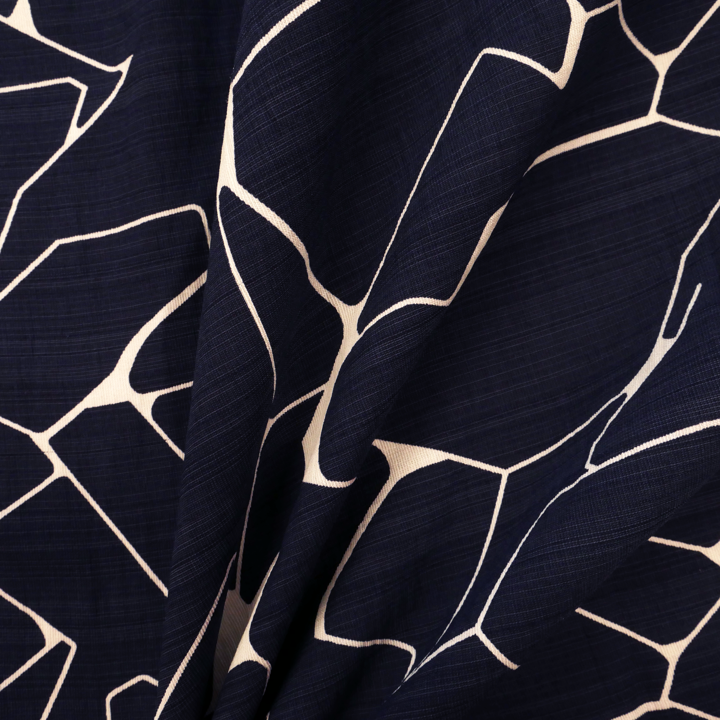 Hazel Trousers Kit - Navy Geometric Lines