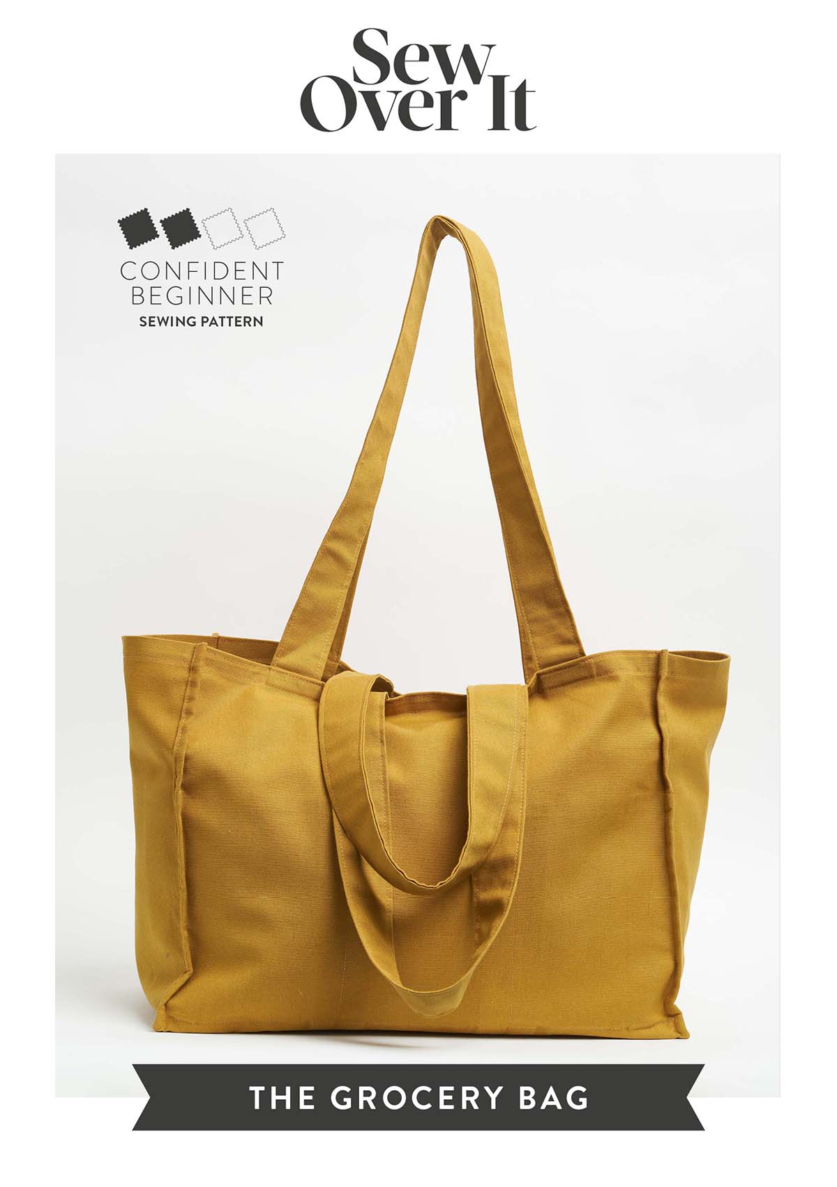 Grocery Bag PDF Sewing Pattern Sew Over It - Main Image