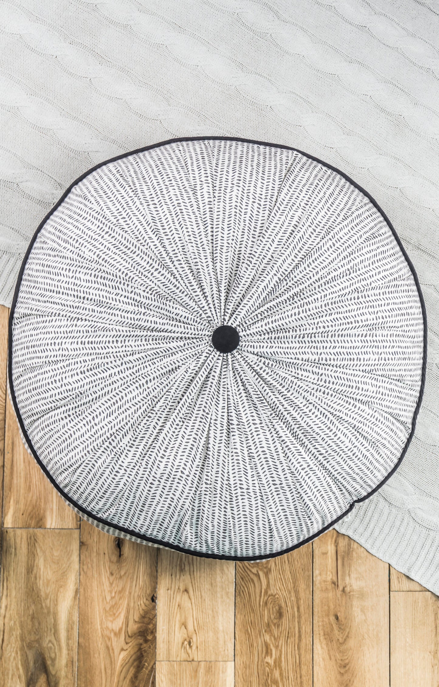Piped Floor Cushion PDF Sewing Pattern