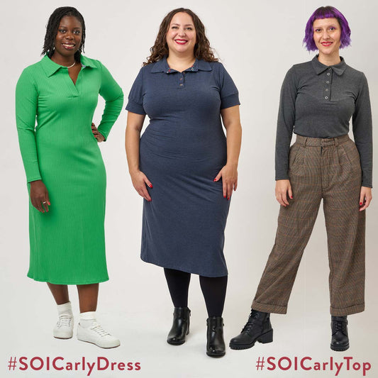 Sew the stylish Carly Dress & Top!