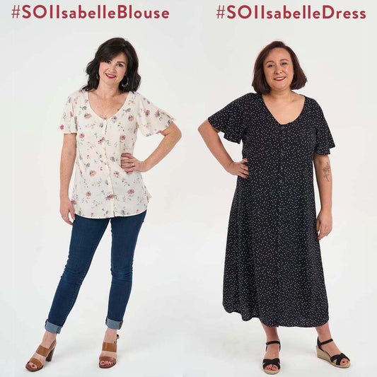 Fall in love with the Isabelle Blouse & Dress