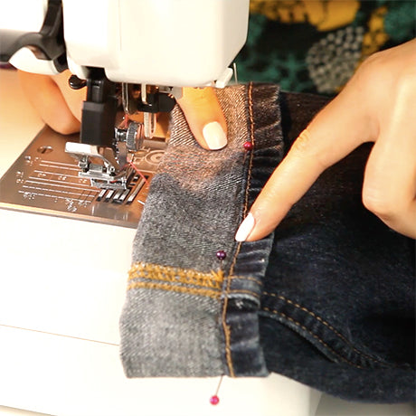 How to hem & shorten jeans