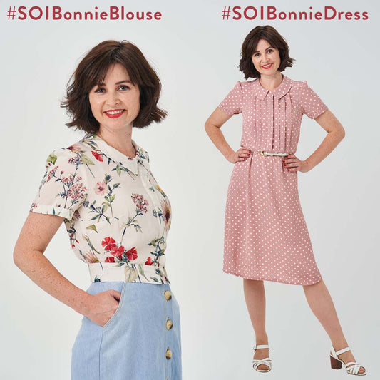 Meet the beautiful Bonnie Blouse & Dress!