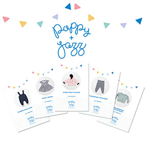 Introducing Poppy & Jazz Patterns for Babies and Toddlers
