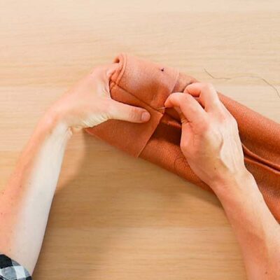 How to sew a catch stitch