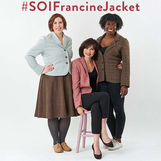 The Francine Jacket is Here! Online Class & PDF Pattern!