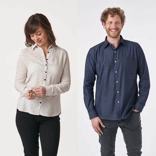 Intro to Sewing Shirts: Ultimate Shirt & Hackney Shirt