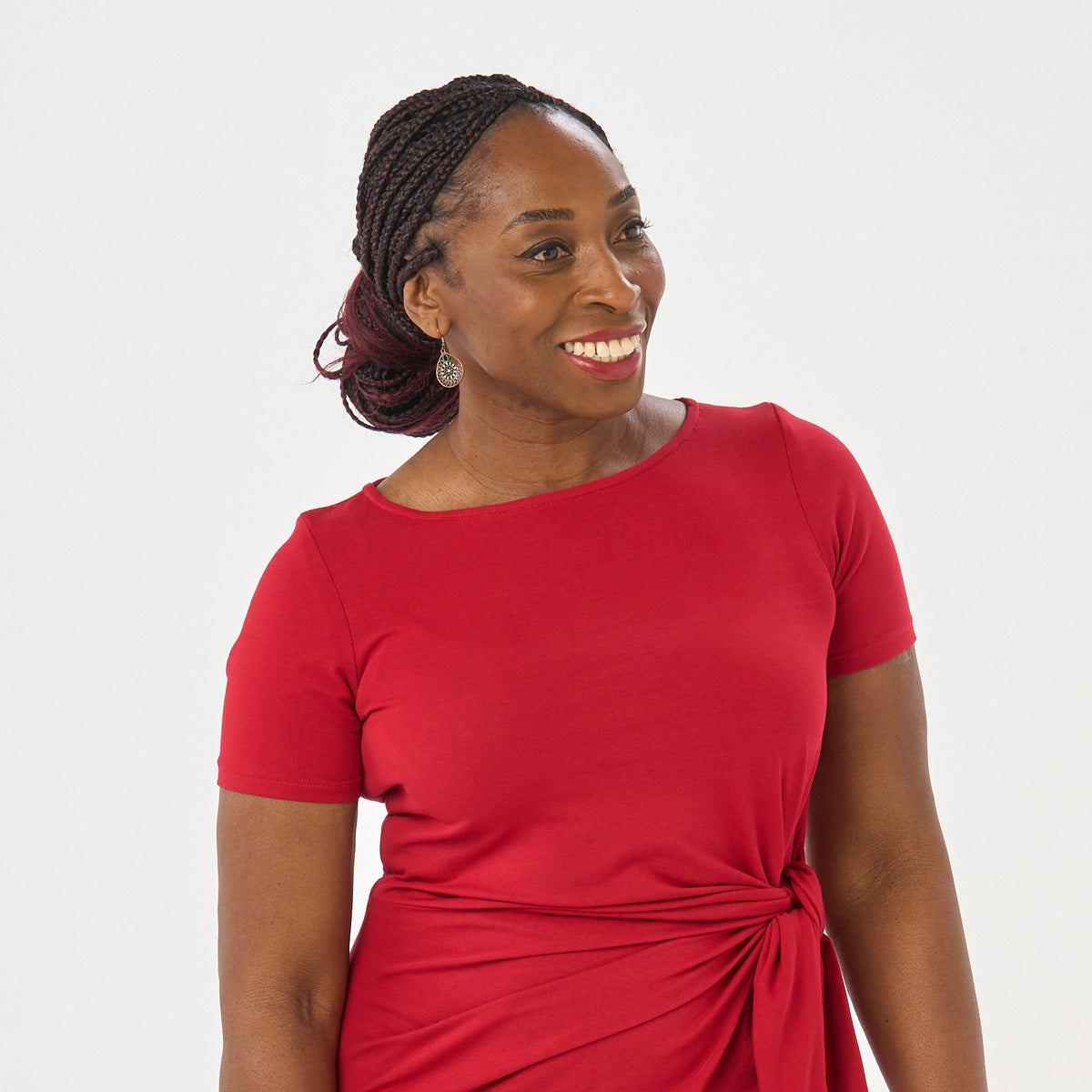 How to sew a jersey neckline binding