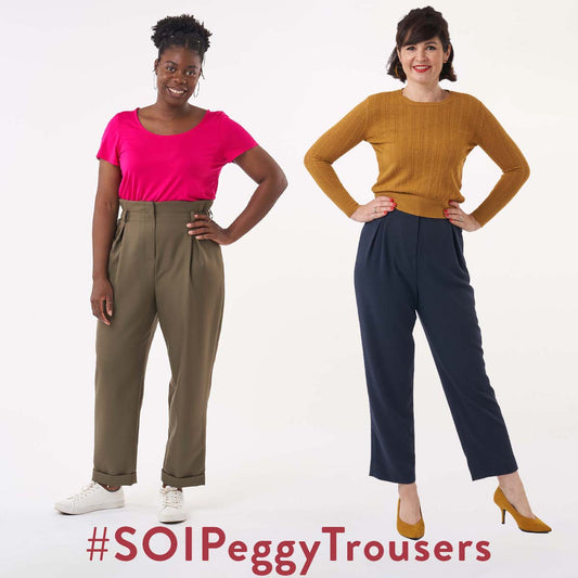 Meet the paper bag waist Peggy Trousers!