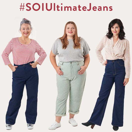 Make your own jeans with our Ultimate Jeans sewing pattern!