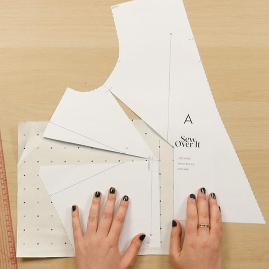 How to do a full or small bust adjustment on a wrap dress