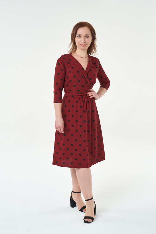 1940's Wrap Dress PDF Sewing Pattern