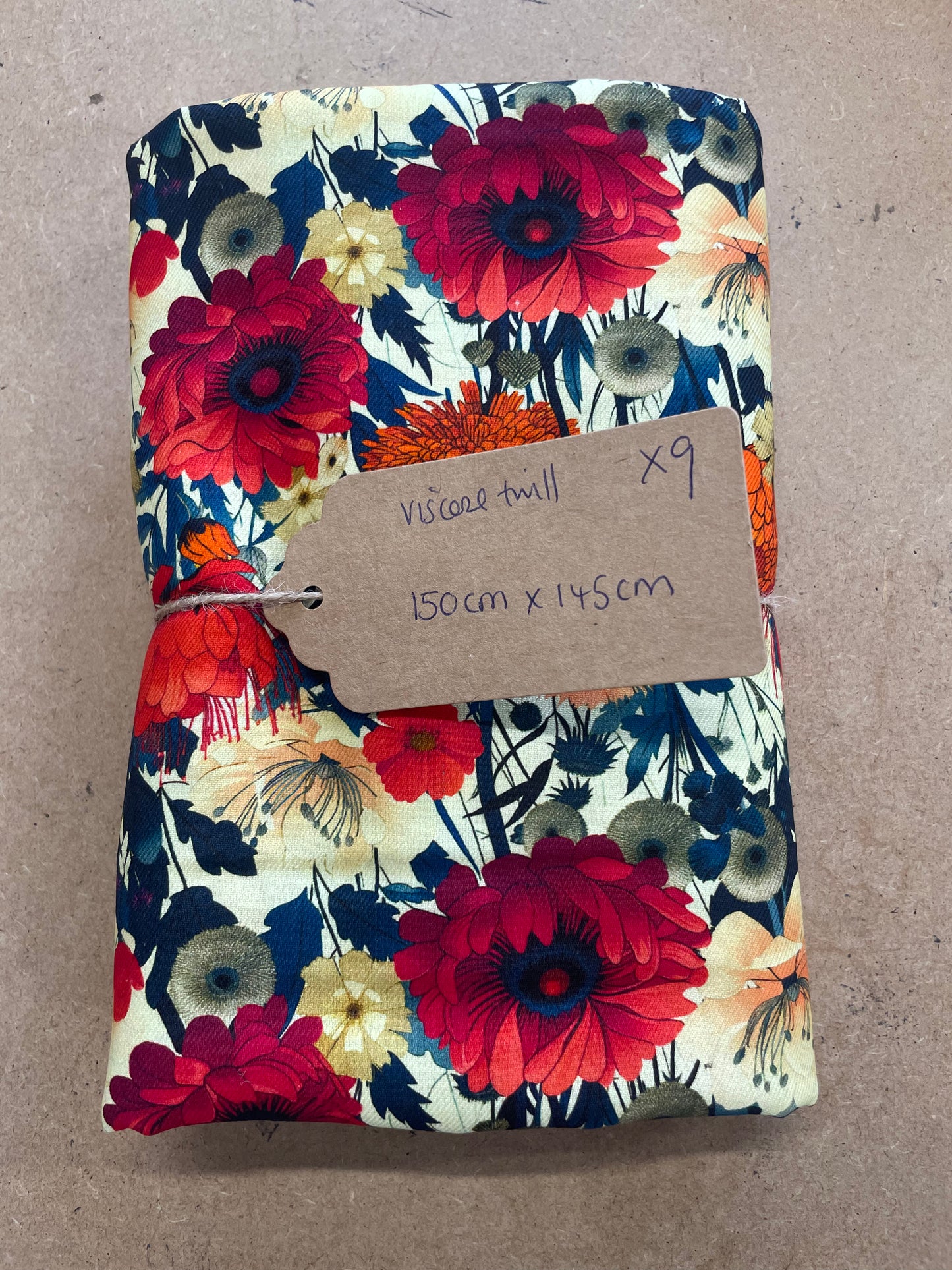 Viscose Twill Remnant X9