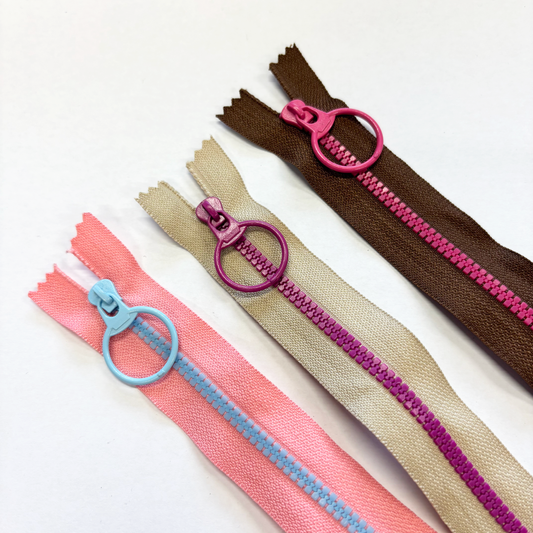 Multicoloured Zip - 8"/20cm
