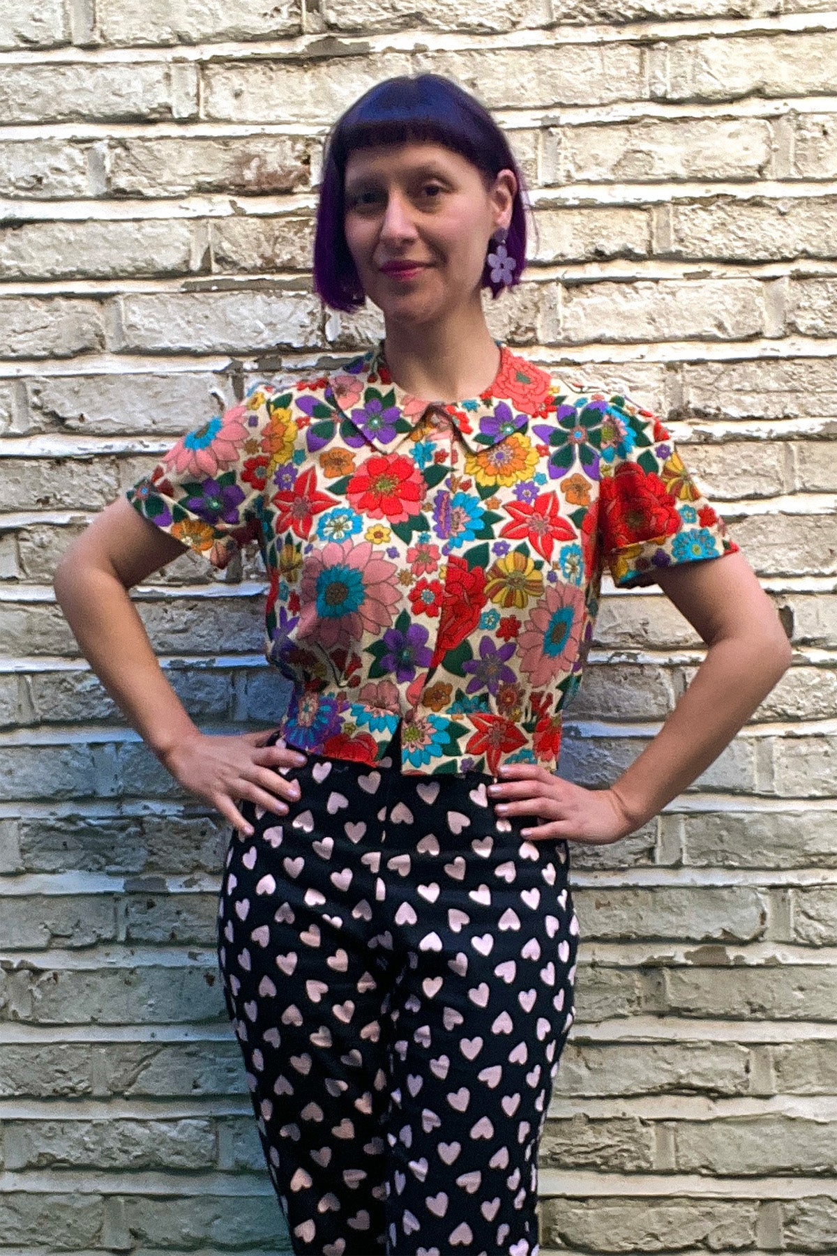 Bonnie Blouse Kit - Maggie Viscose Sateen
