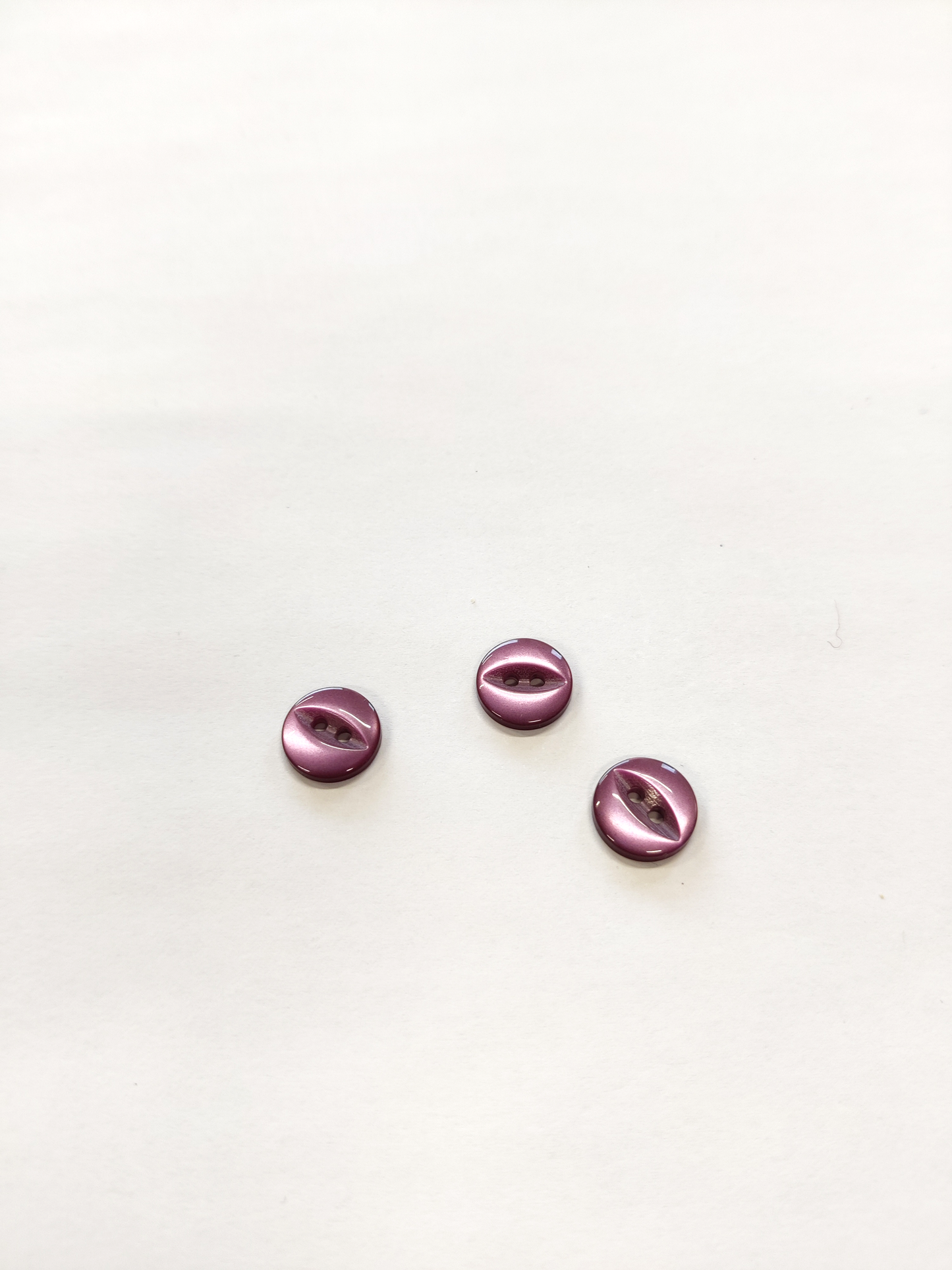 Fish Eye Buttons - 11mm (Assorted Colours)