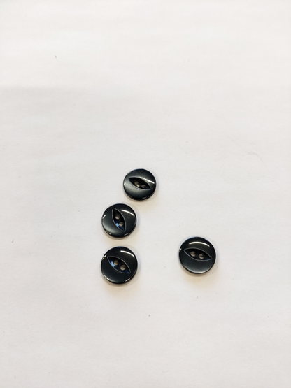 Fish Eye Buttons - 14mm (Assorted Colours)