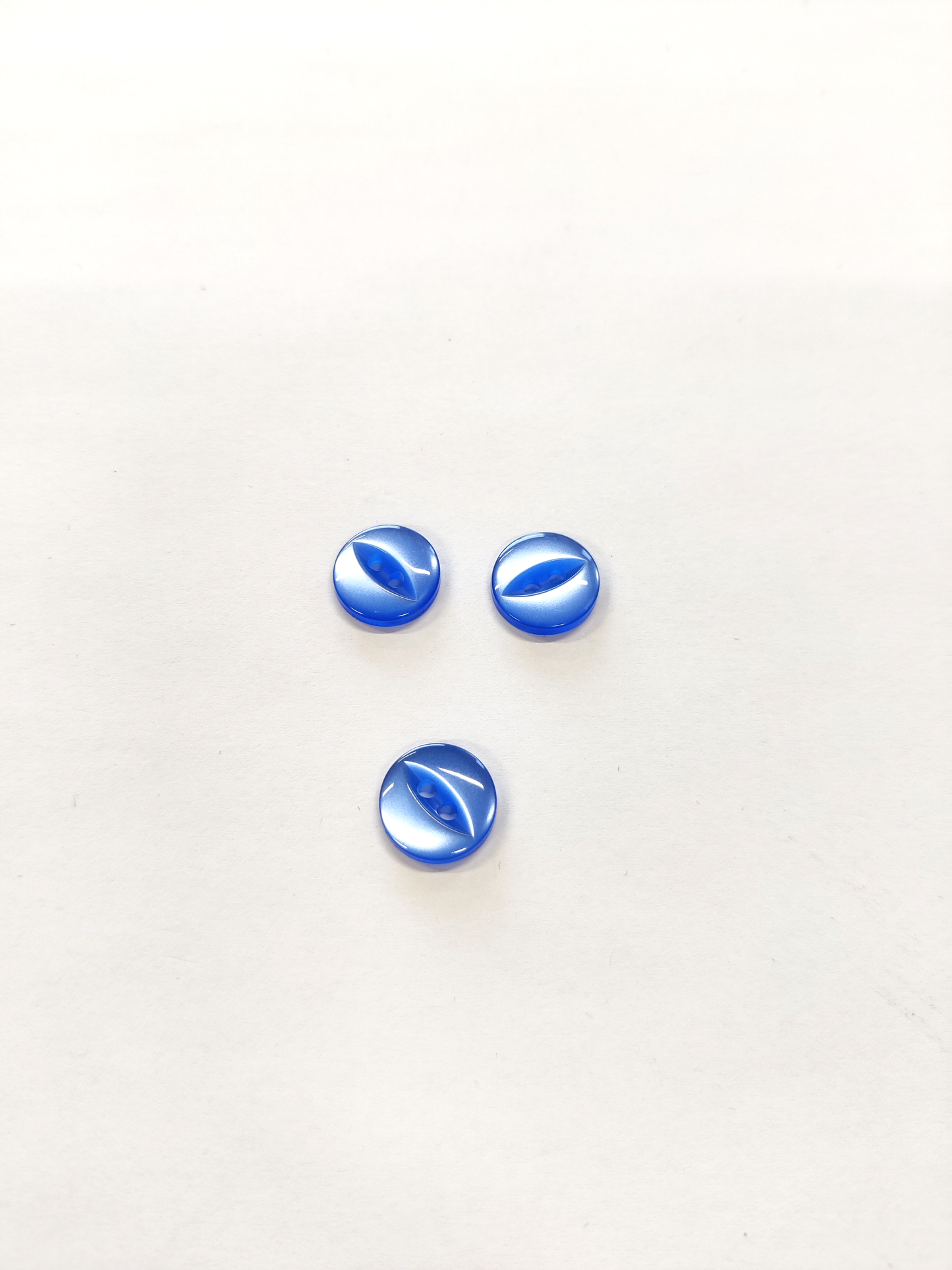 Fish Eye Buttons - 11mm (Assorted Colours)