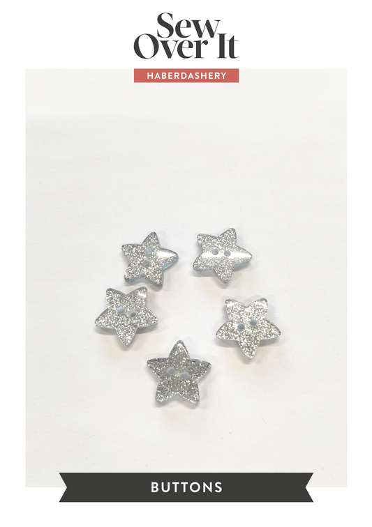 Star Buttons - 18mm (#B28)