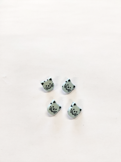 Pink Cat Buttons Cat Buttons - 14mm (Assorted Colours) – Sew Over It