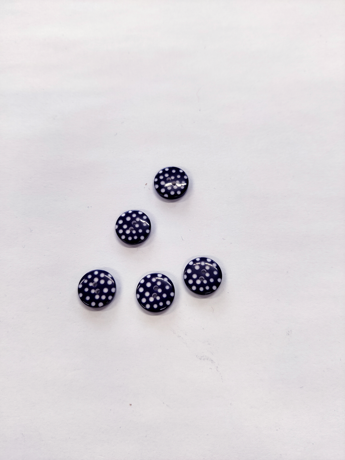 Spotty Buttons - 12mm (Assorted Colours)