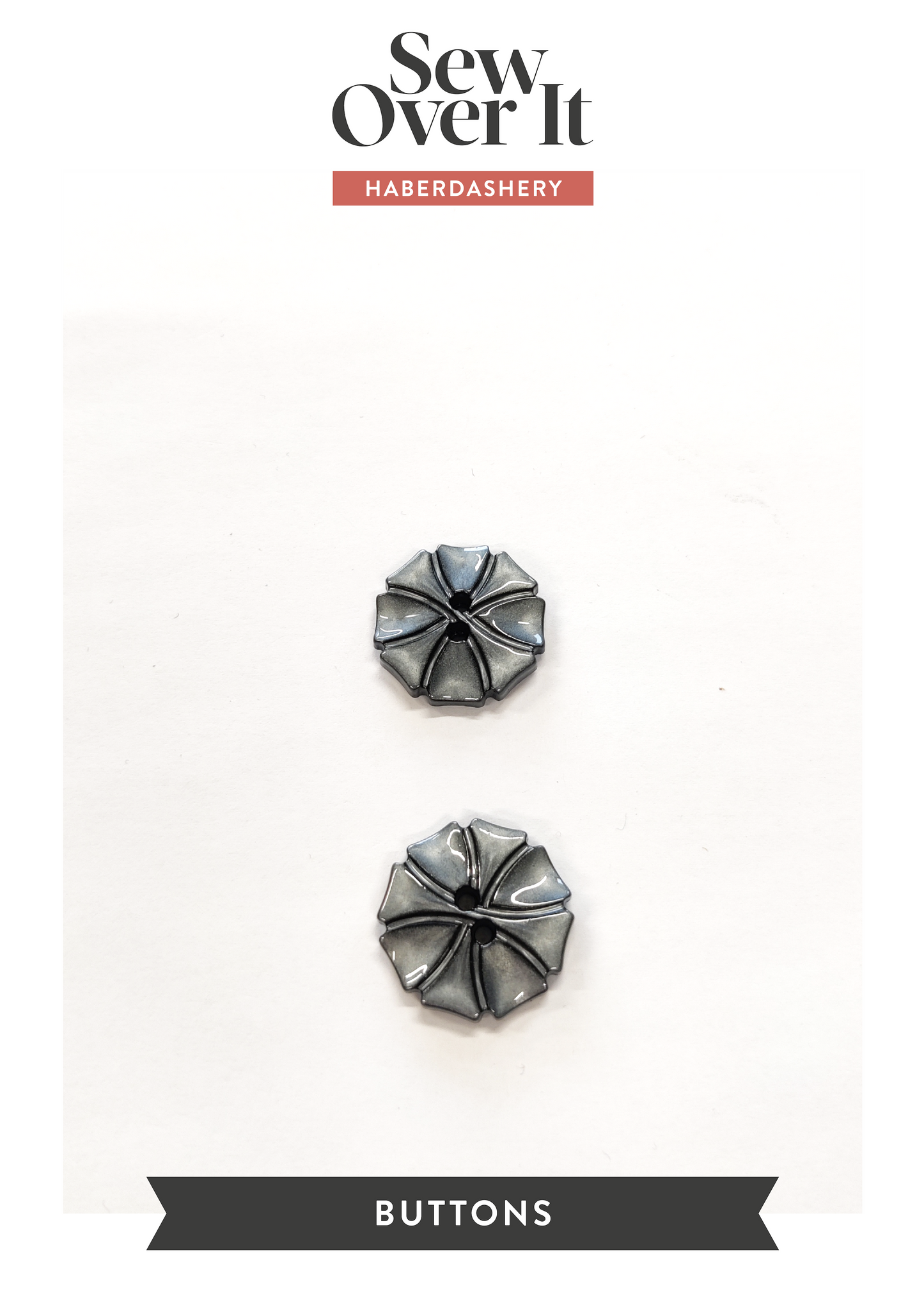 Large Flower Buttons - 23mm (#B89)