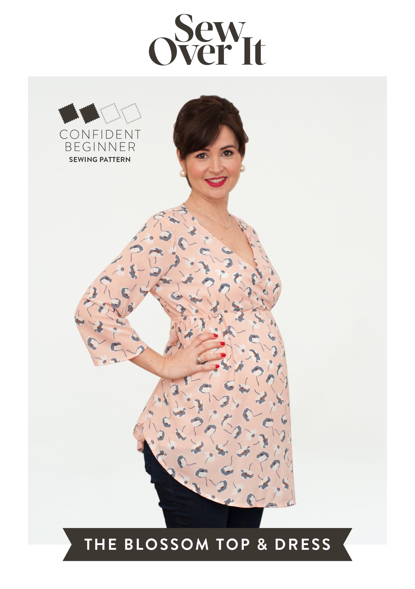 Blossom Top & Dress PDF Sewing Pattern - Maternity Range