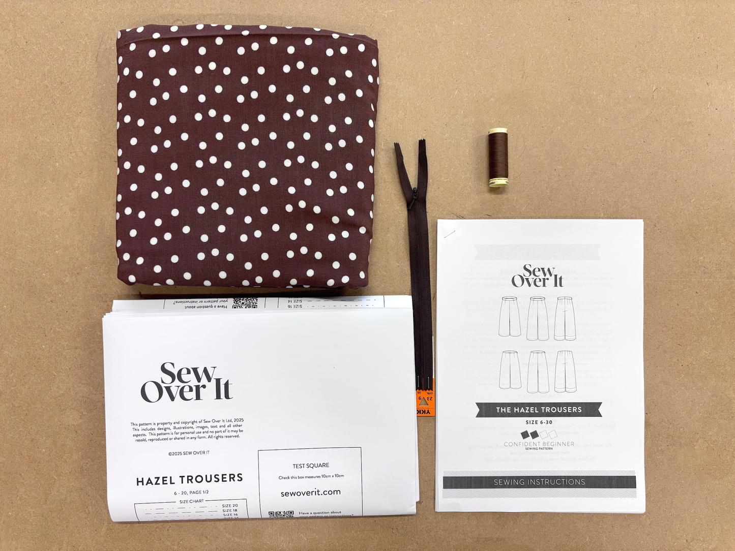 Hazel Trousers Kit - Mocha