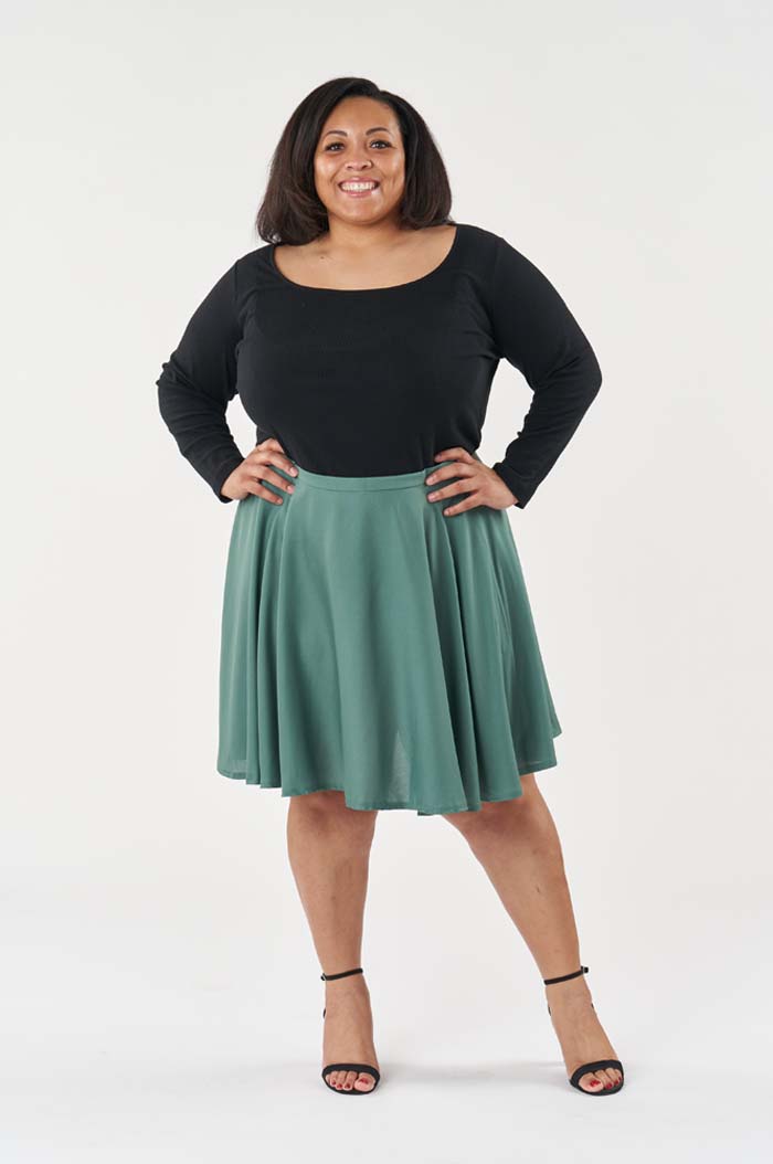 Plus size clearance pleated skirt quilt