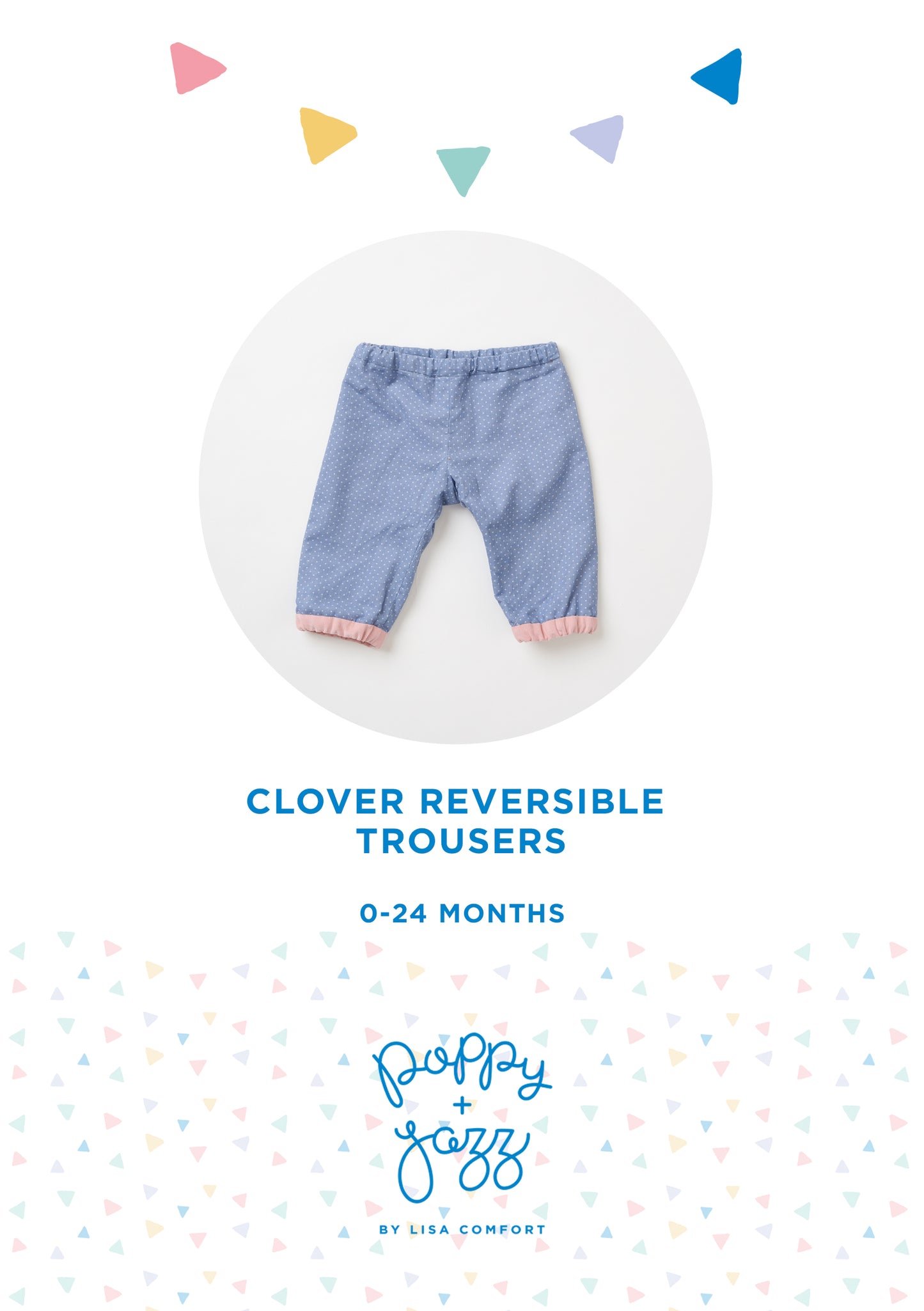 Clover Reversible Trousers PDF Sewing Pattern