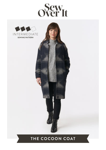Cocoon Coat PDF Sewing Pattern