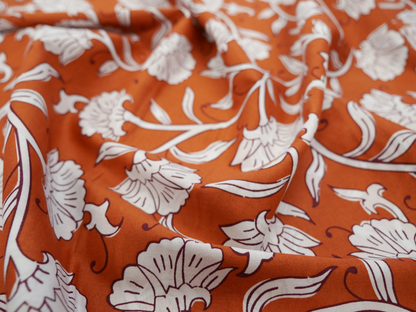 Marguerite Dress Kit - Copper Cotton Voile
