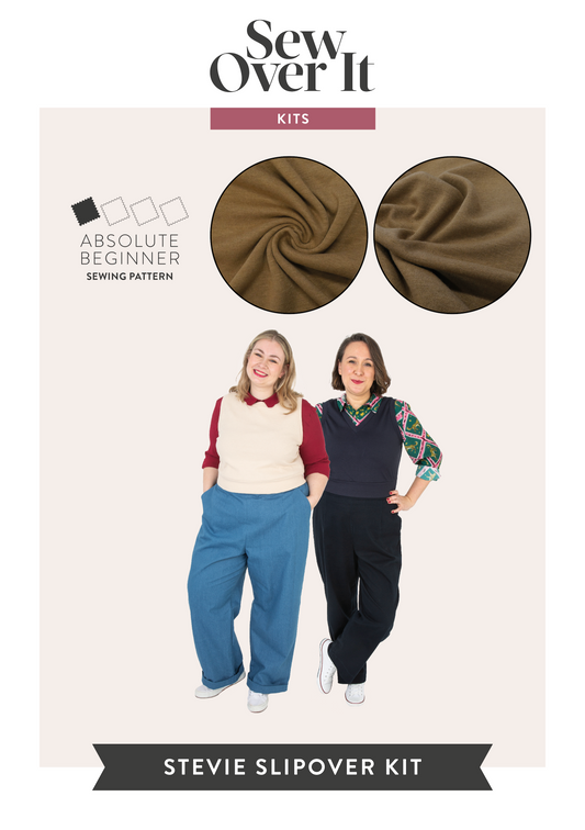 Stevie Slipover Kit - Hazelnut Viscose Knit
