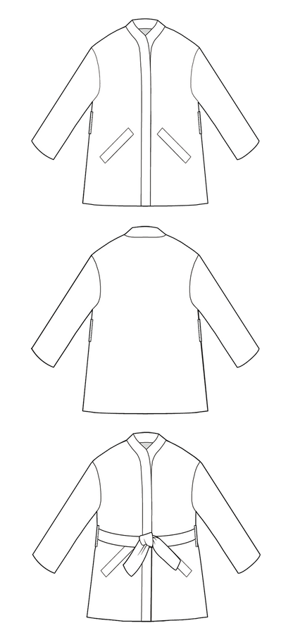 Dahlia Coat PDF Sewing Pattern