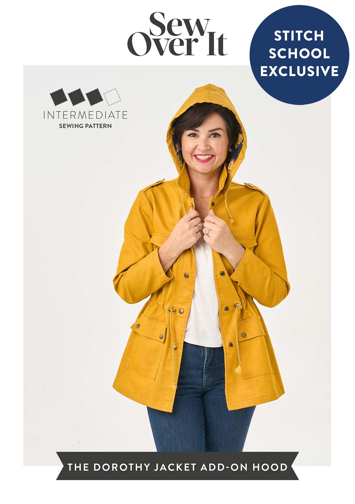 Dorothy Jacket Add-On Hood Stitch School Sewing Pattern