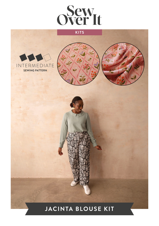 Jacinta Blouse Kit - Dorothy Viscose Crepe